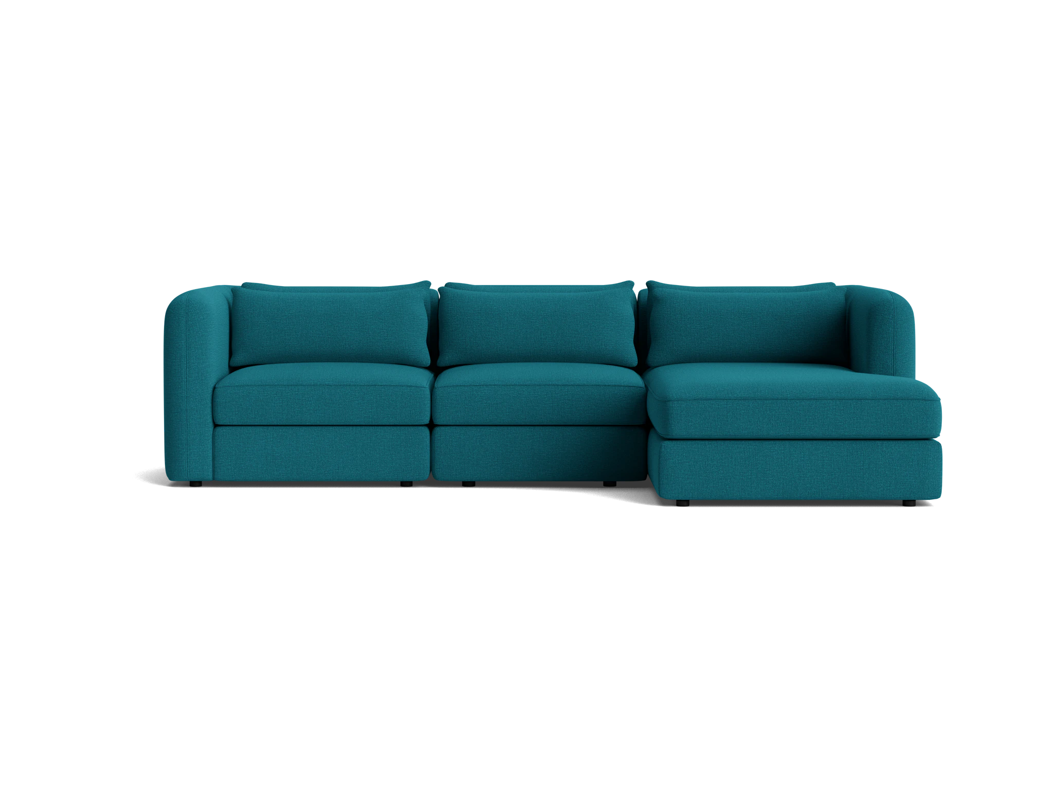 sebastian modular chaise sectional key largo zenith teal