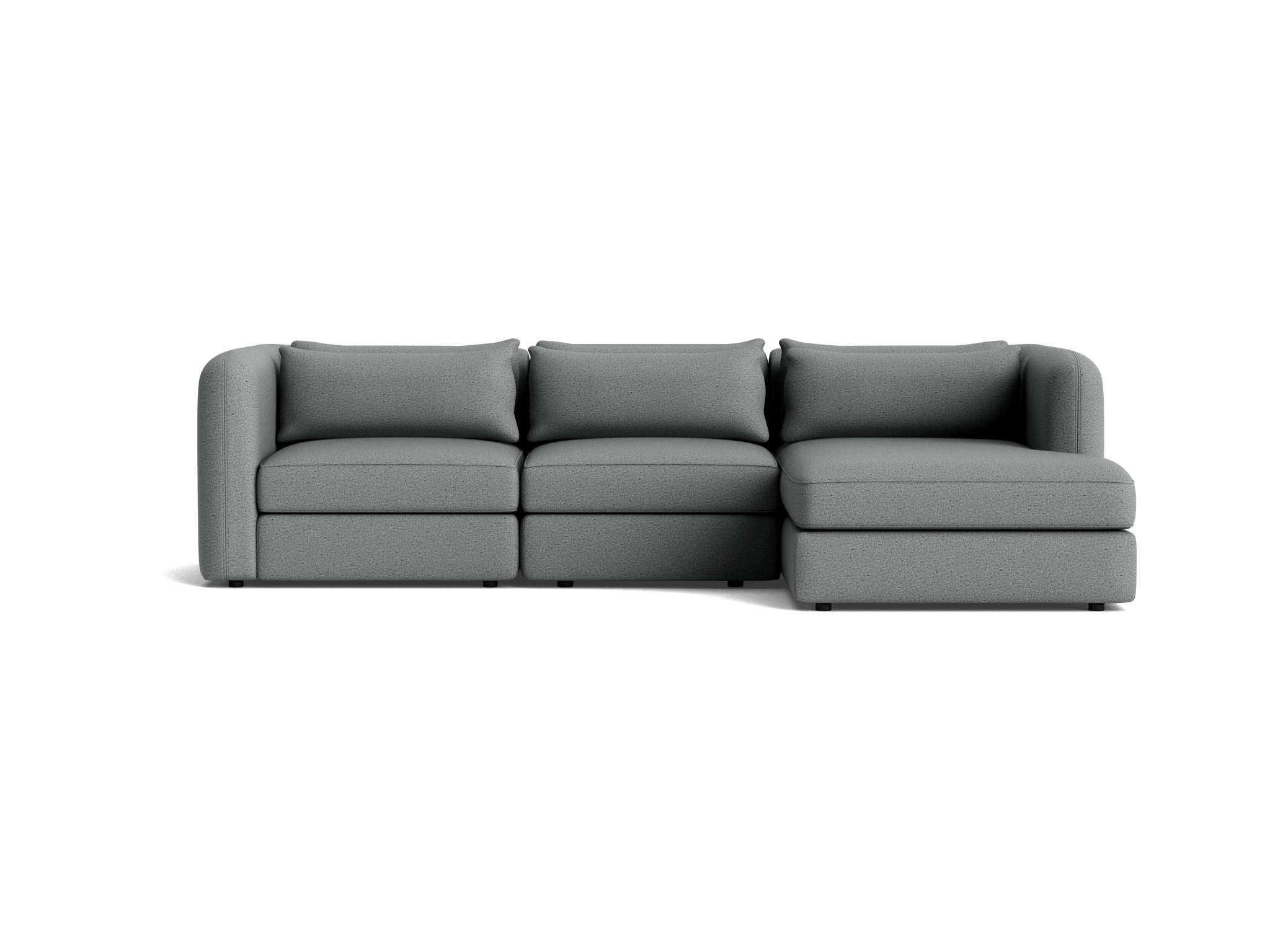 sebastian modular chaise sectional essence ash