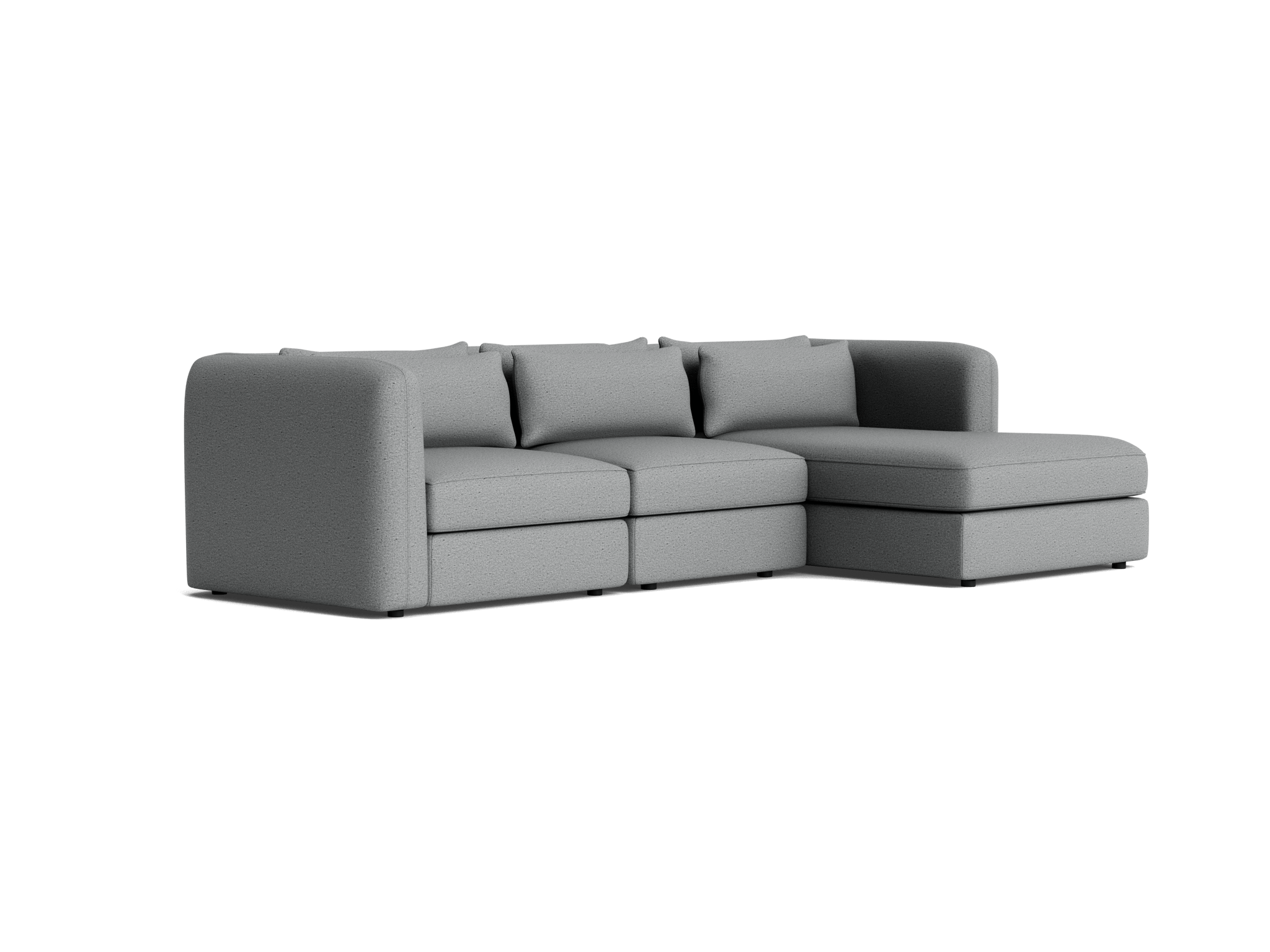 sebastian modular chaise sectional essence ash