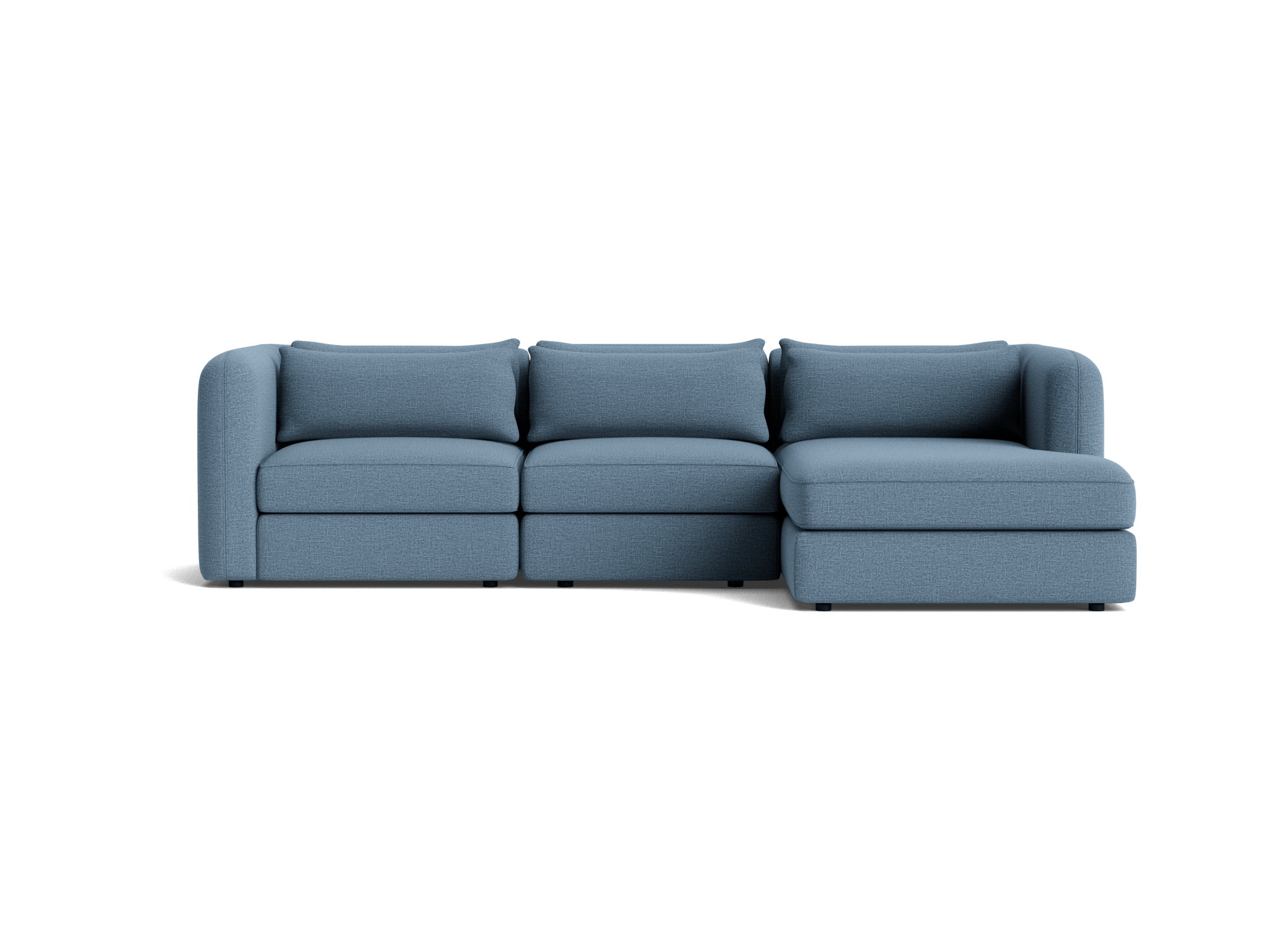 sebastian modular chaise sectional milo french blue