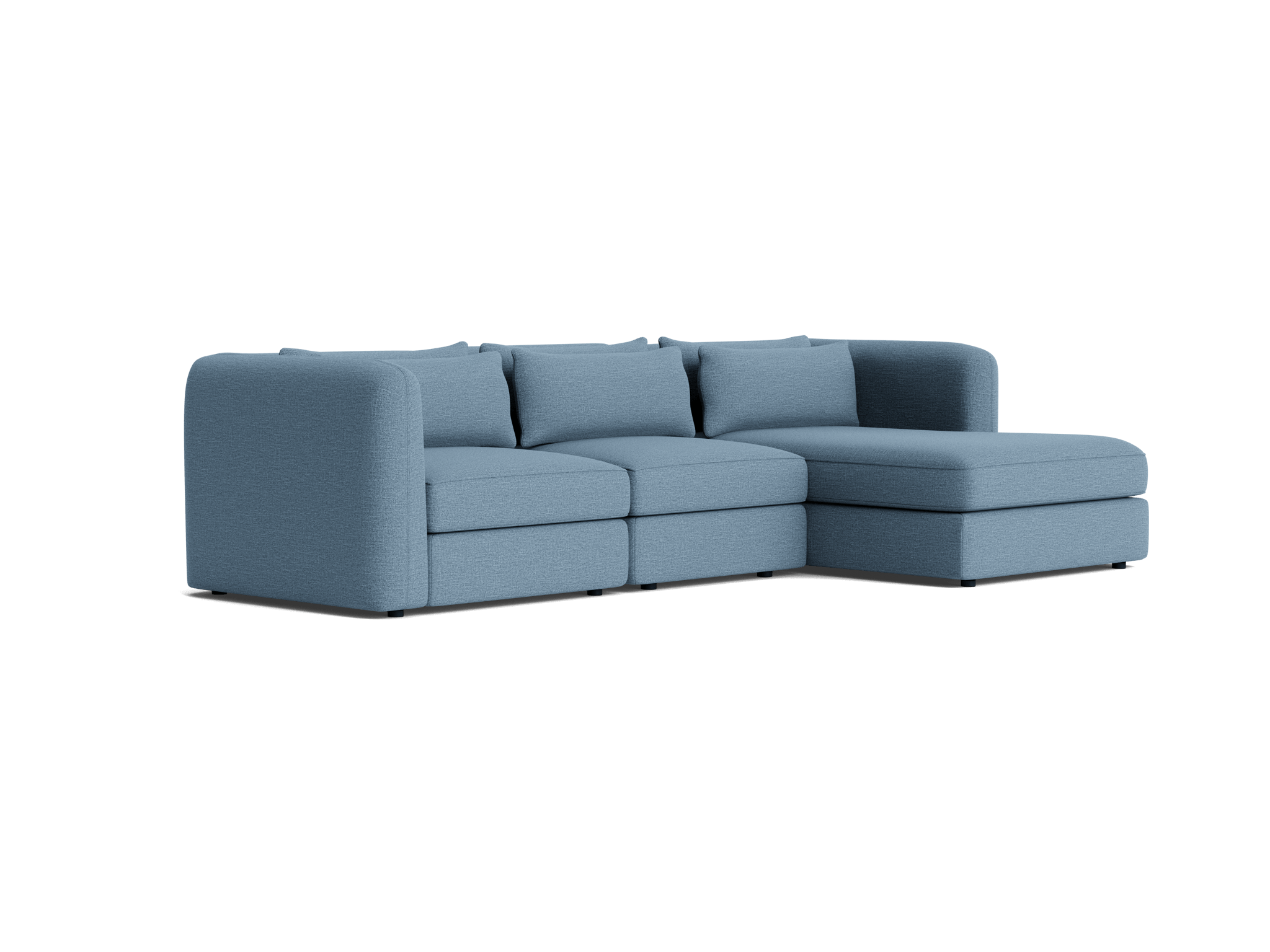 sebastian modular chaise sectional milo french blue