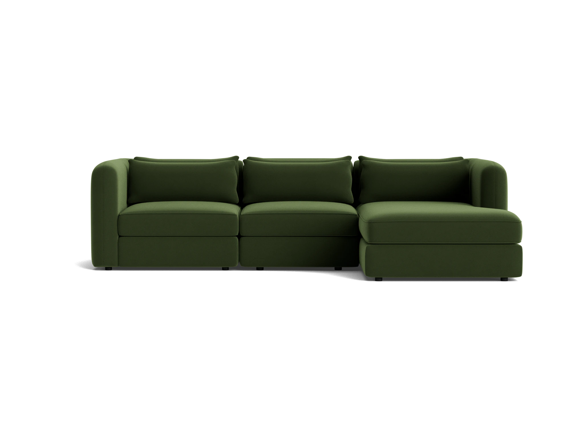 sebastian modular chaise sectional royale forest