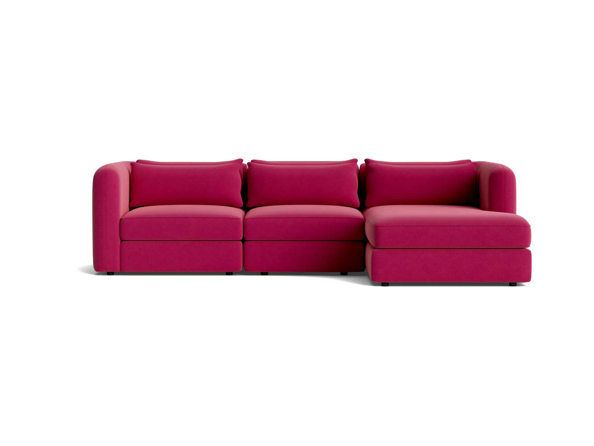sebastian modular chaise sectional royale berry