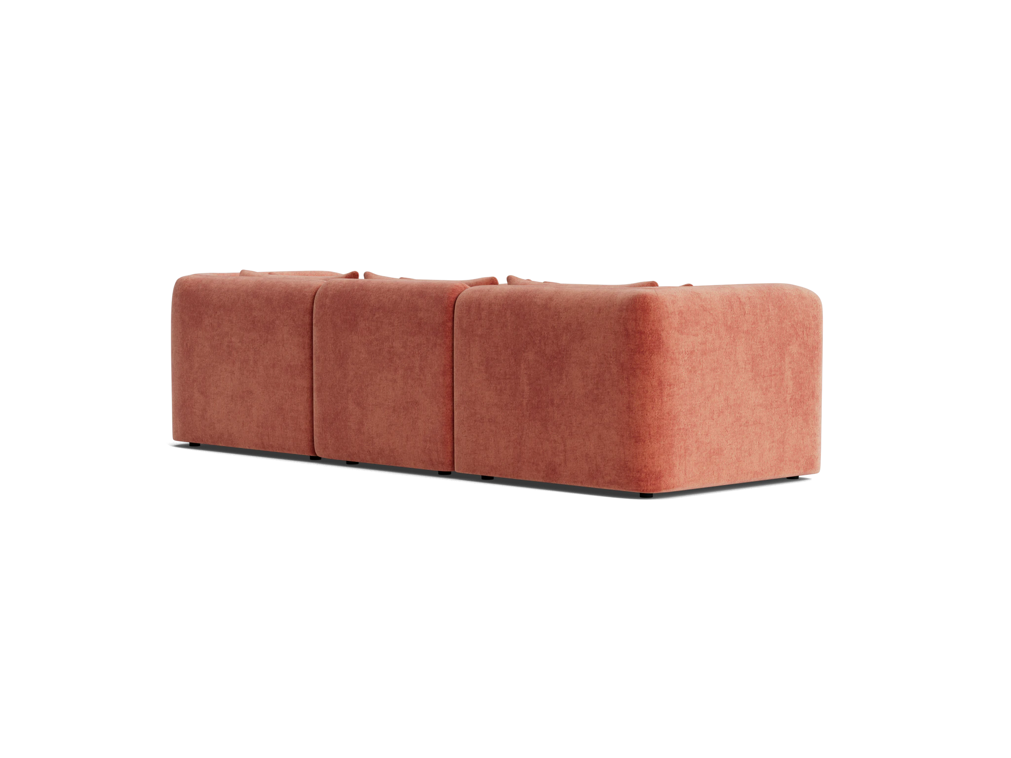 sebastian modular chaise sectional plush terra rose
