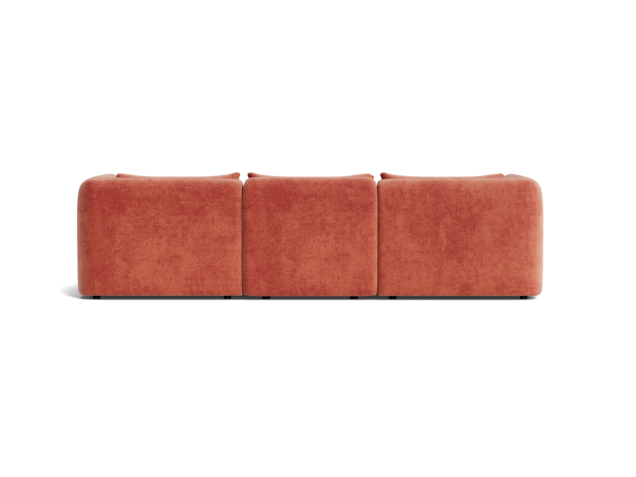 sebastian modular chaise sectional plush terra rose