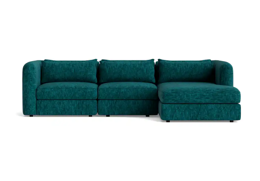 sebastian modular chaise sectional crave greenery