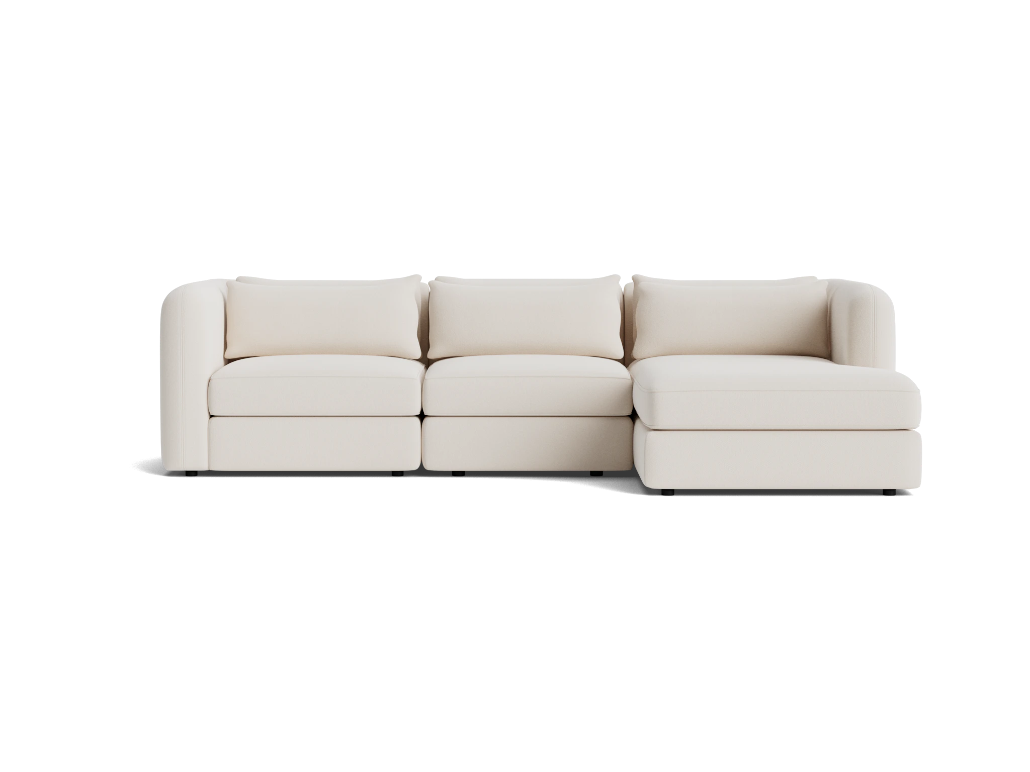 sebastian modular chaise sectional caspiar ivory