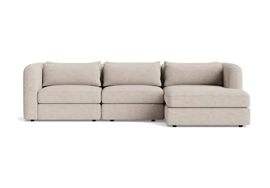 sebastian modular chaise sectional borough cotton