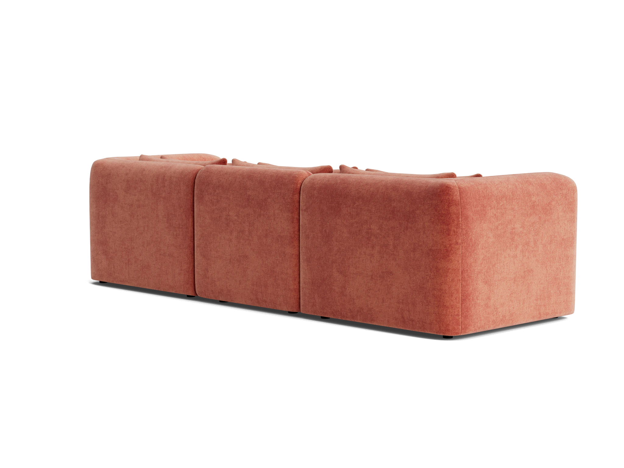 sebastian modular sofa plush terra rose