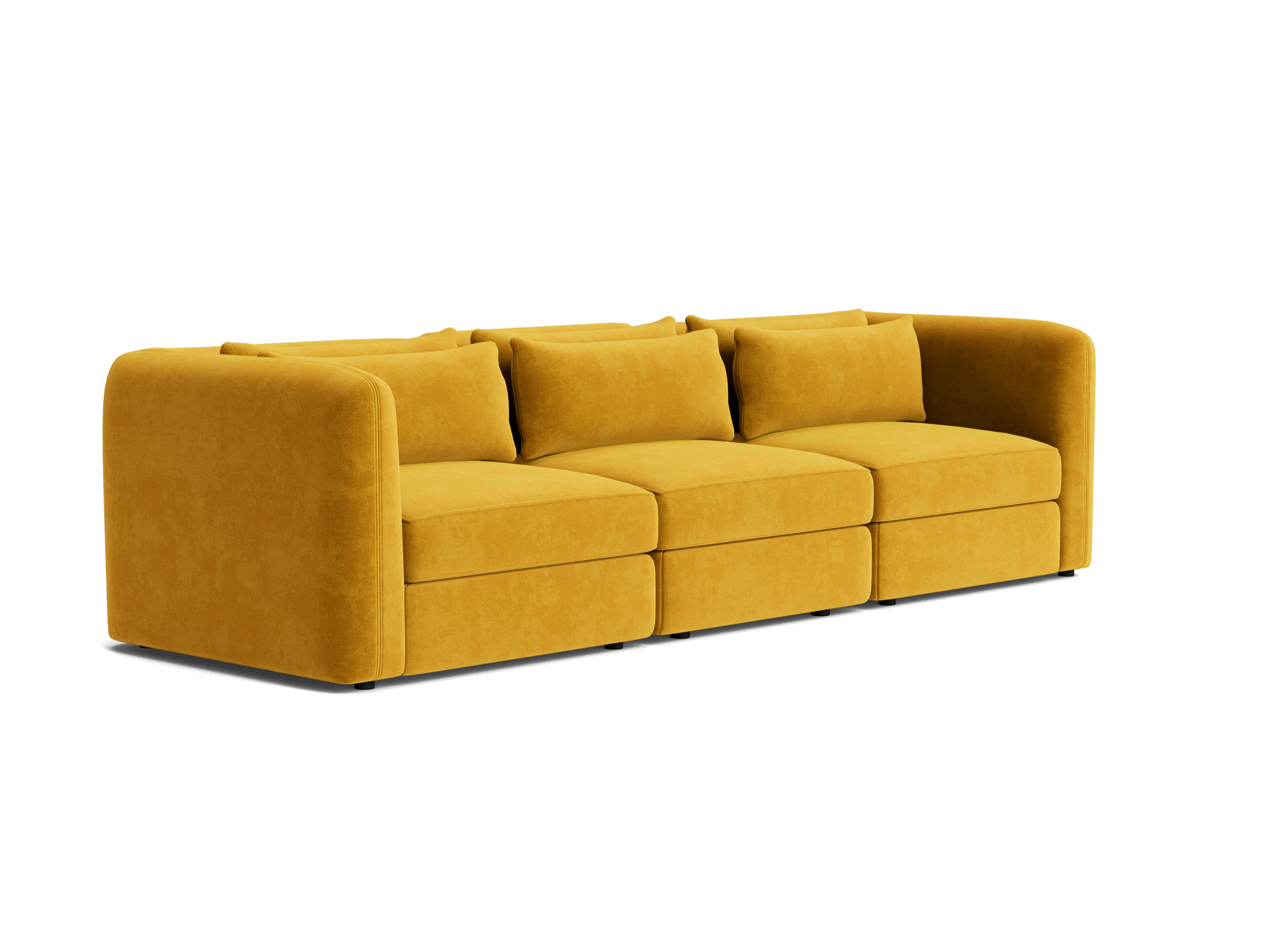 sebastian modular sofa harper amber gold