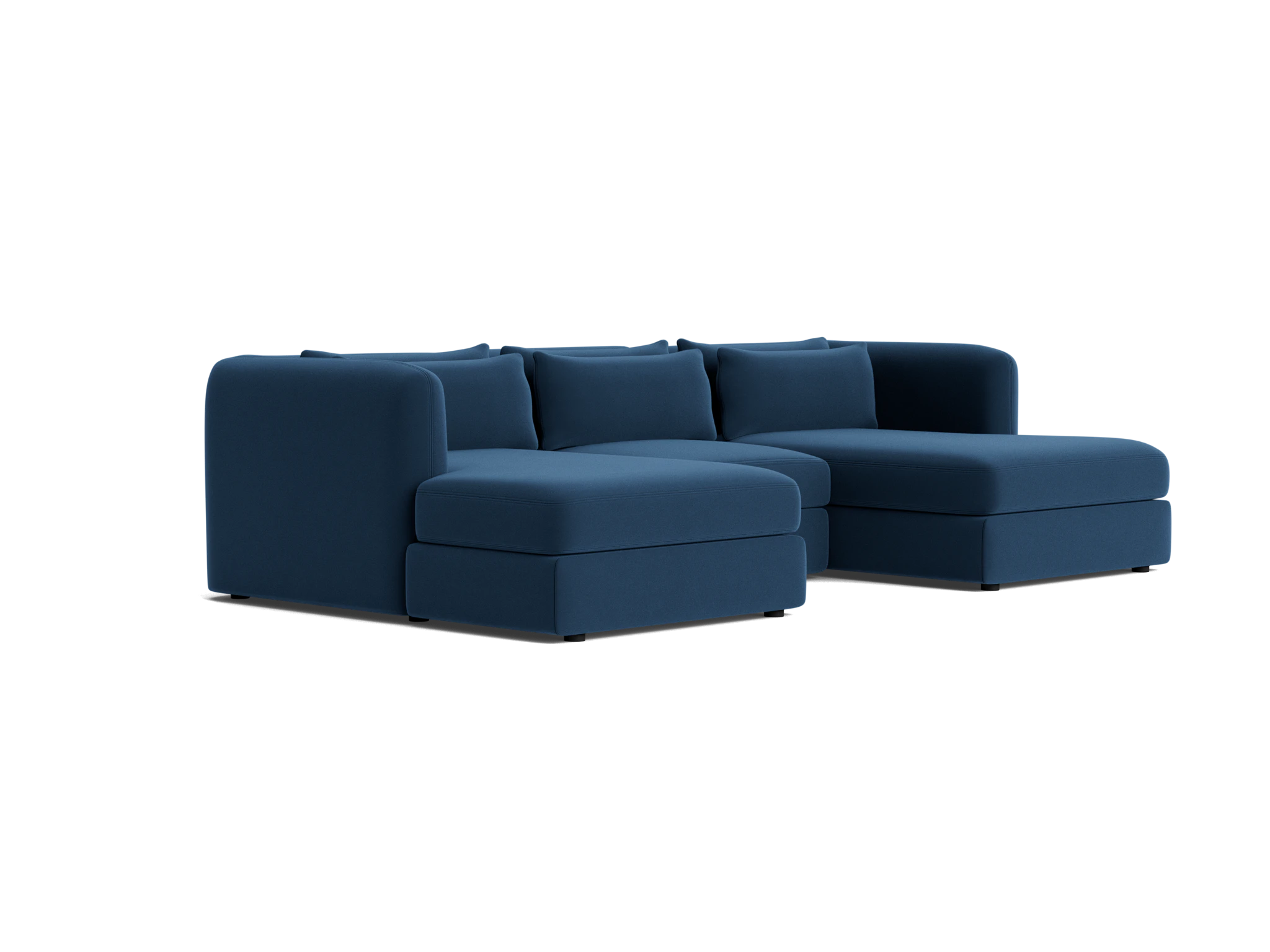 sebastian modular chaise sectional royale cobalt