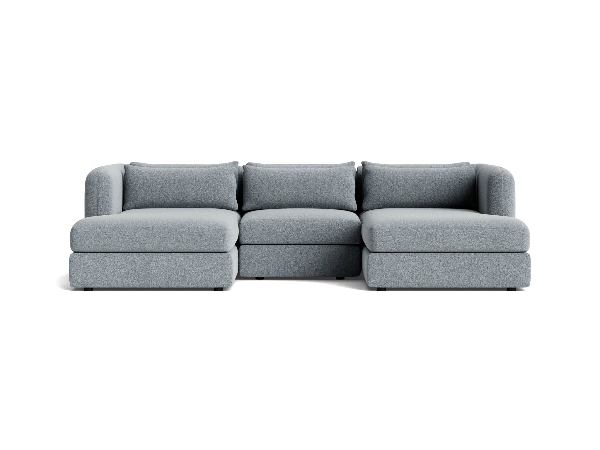 sebastian modular chaise sectional synergy pewter