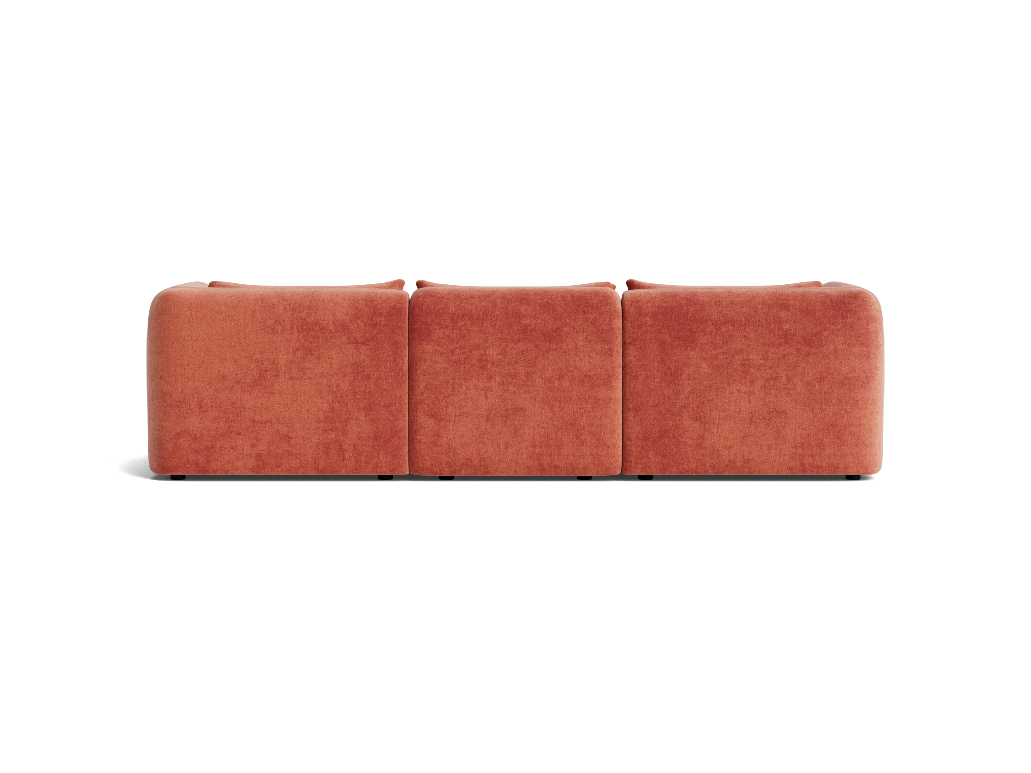 sebastian modular chaise sectional plush terra rose