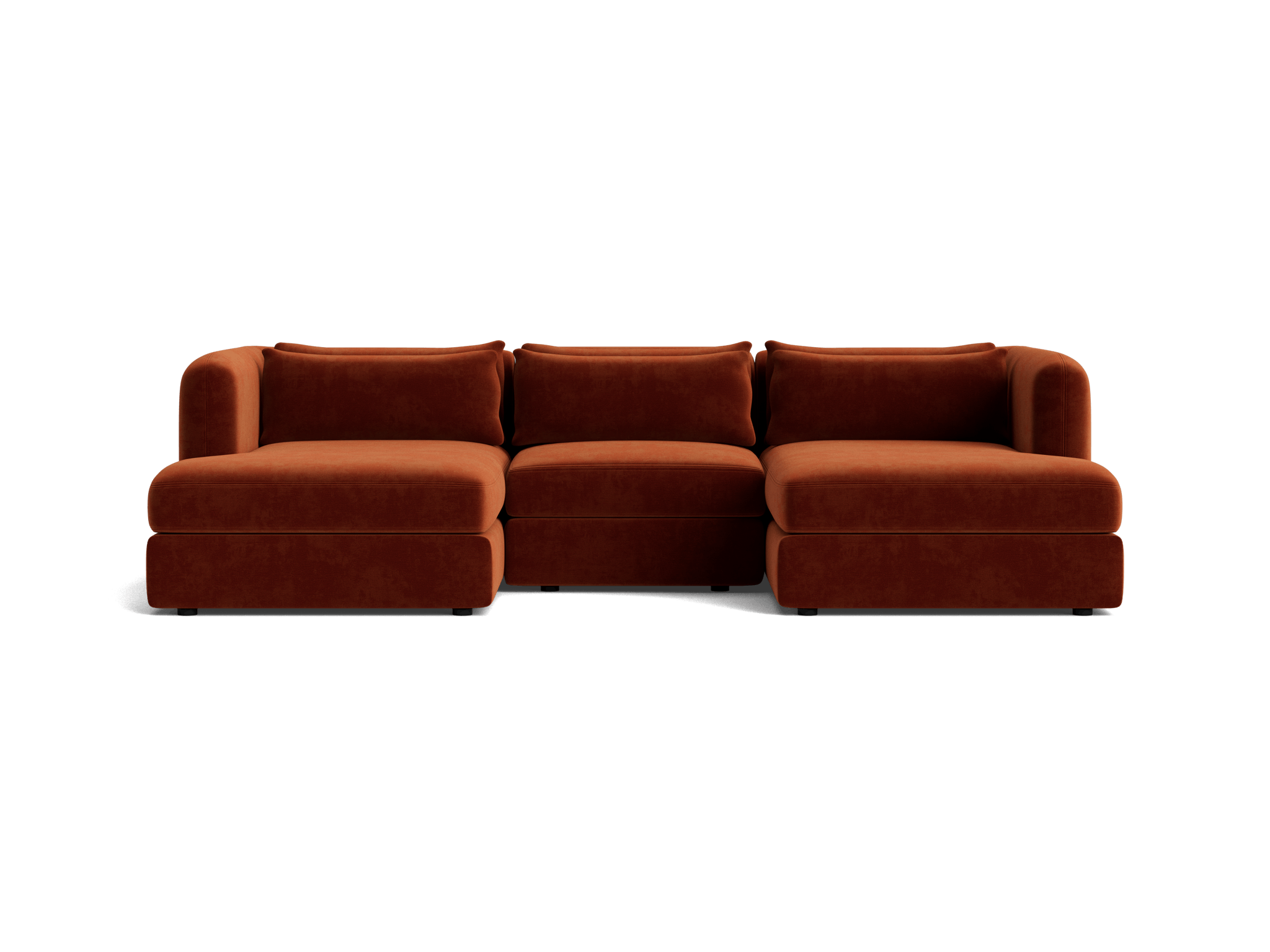 sebastian modular chaise sectional harper cinnamon