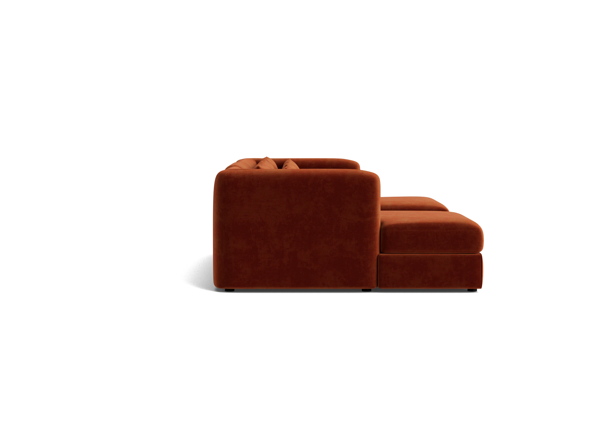 sebastian modular chaise sectional harper cinnamon