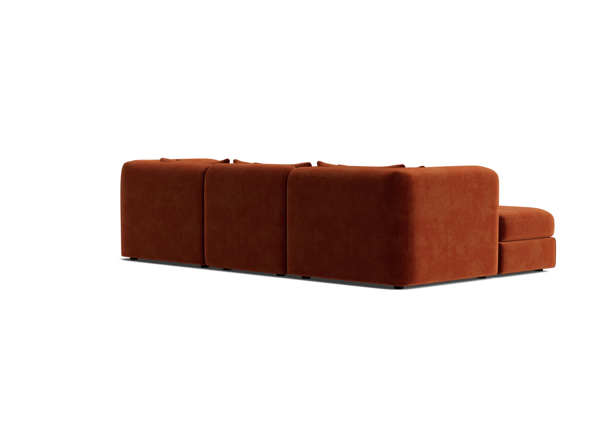 sebastian modular chaise sectional harper cinnamon