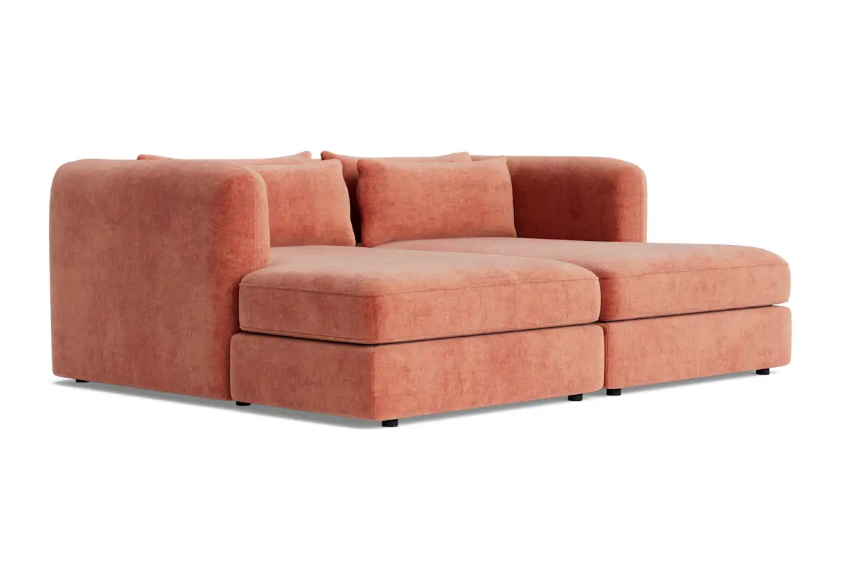 sebastian daybed plush terra rose