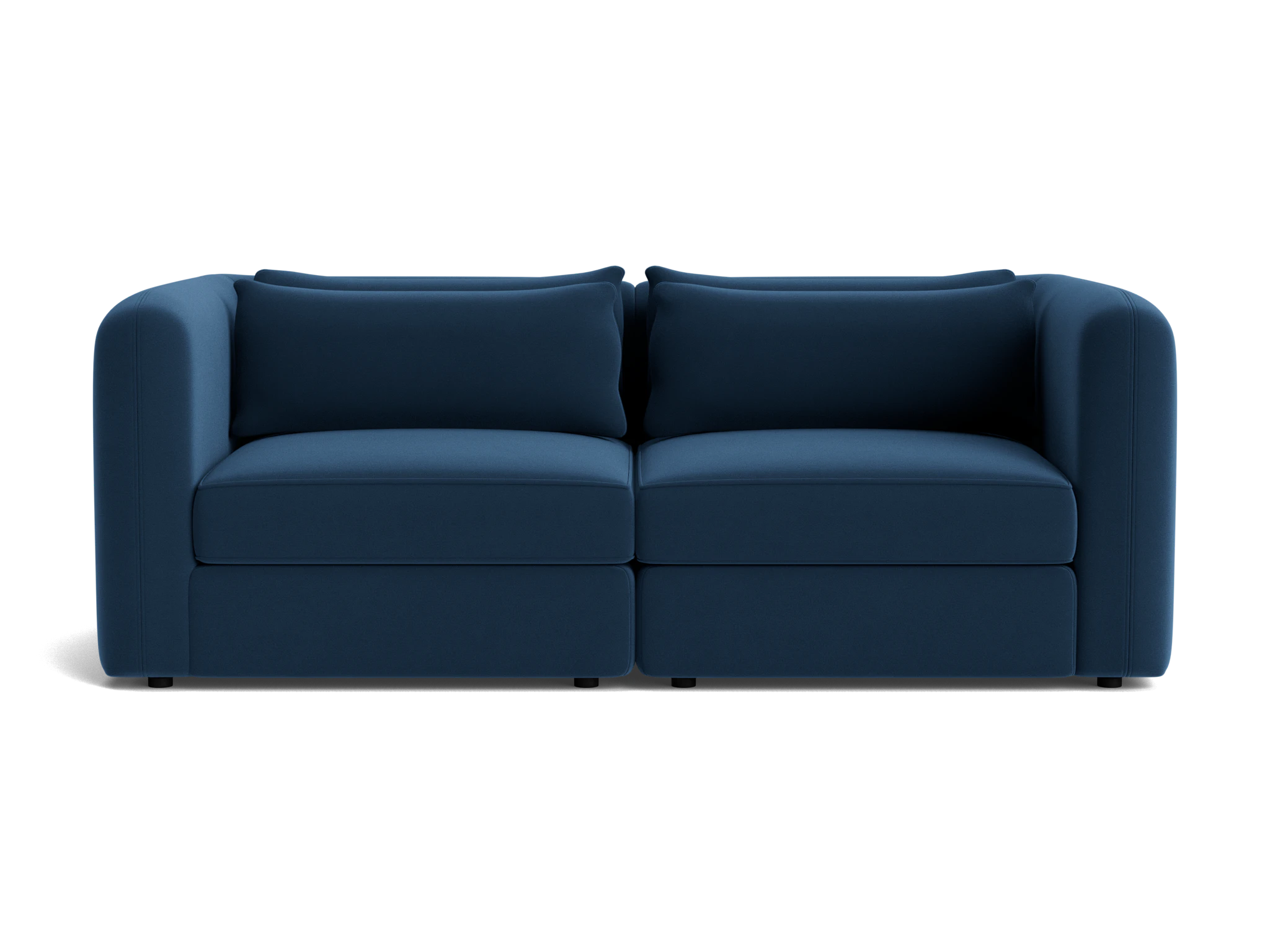 sebastian modular loveseat royale cobalt
