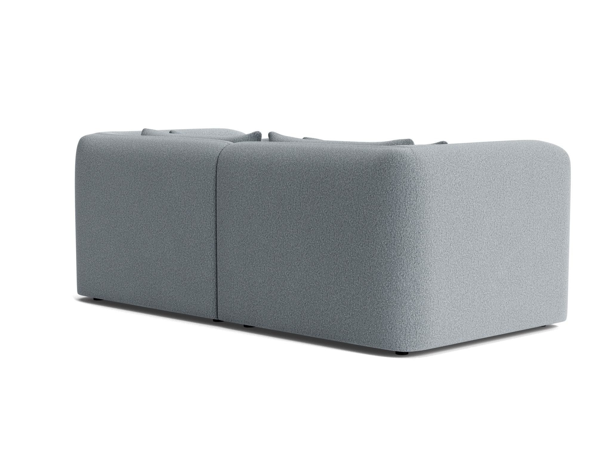 sebastian modular loveseat synergy pewter