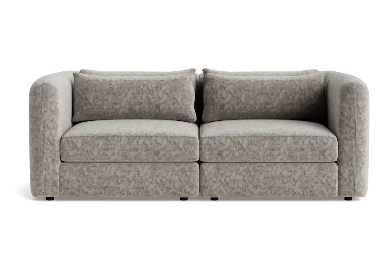 sebastian modular loveseat prime stone