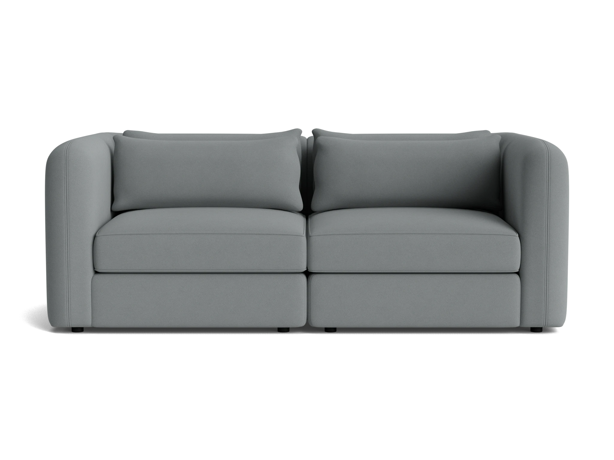 sebastian modular loveseat royale ash