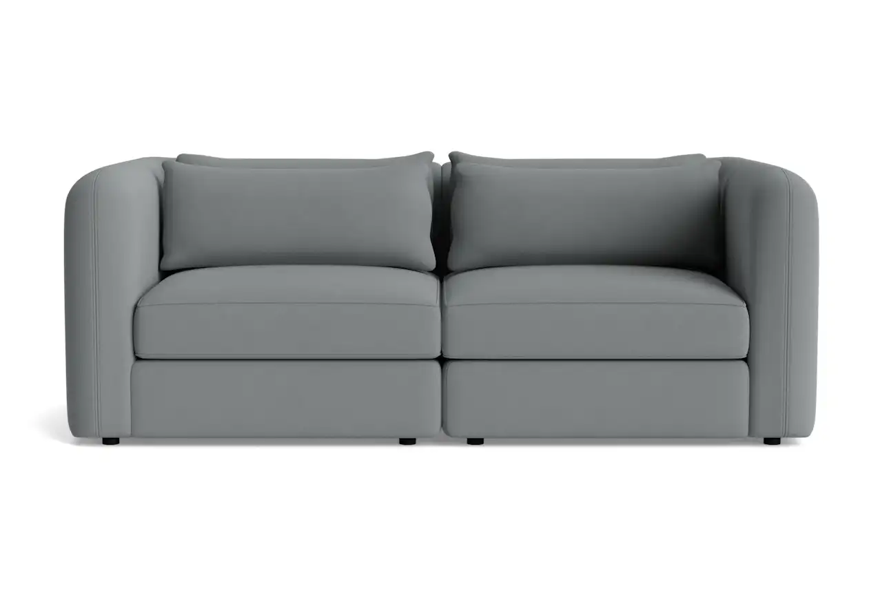 sebastian modular loveseat royale ash
