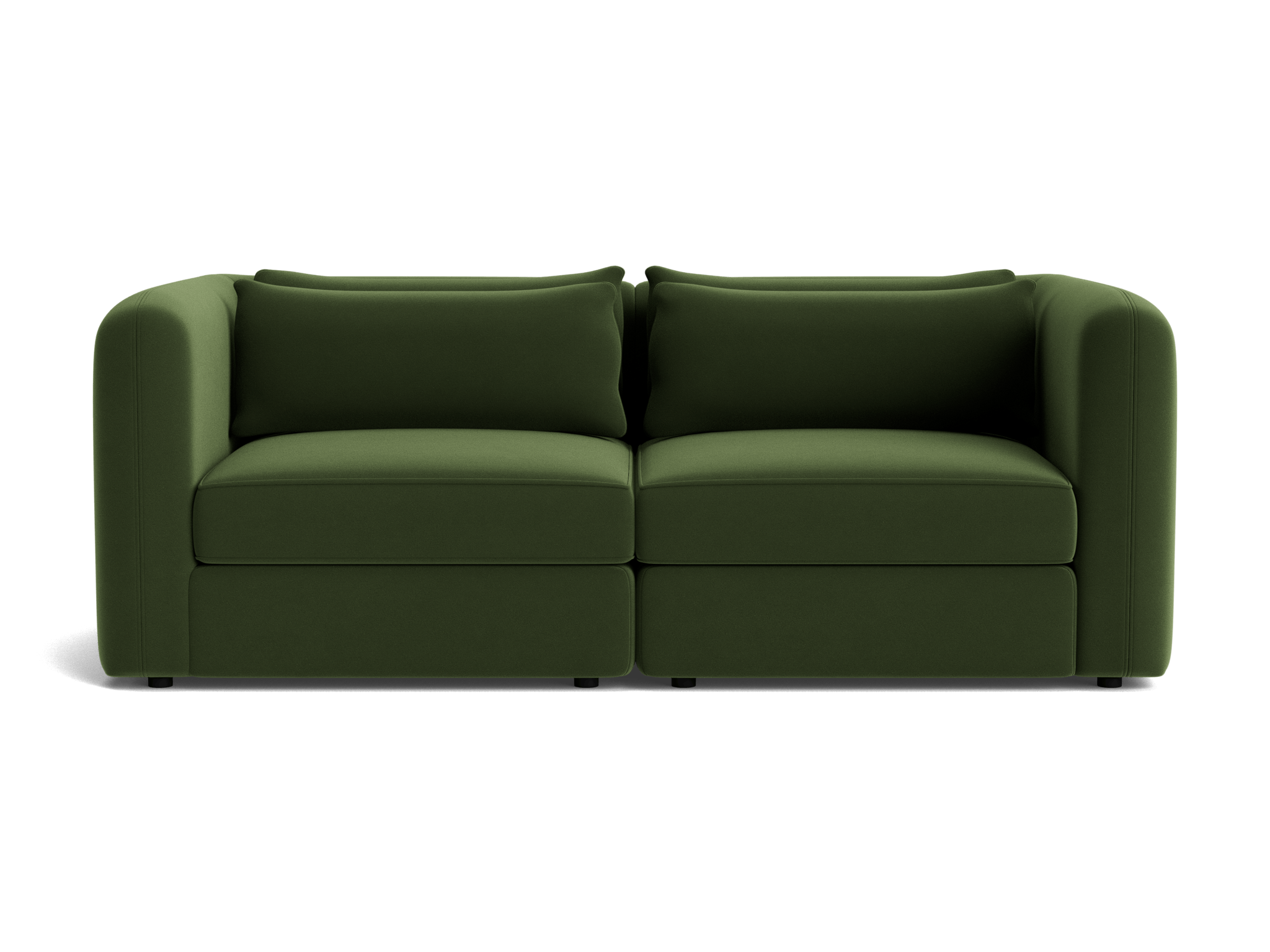 sebastian modular loveseat royale forest