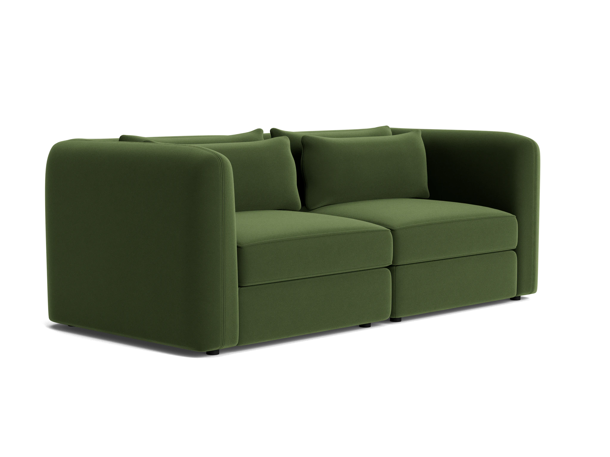 sebastian modular loveseat royale forest