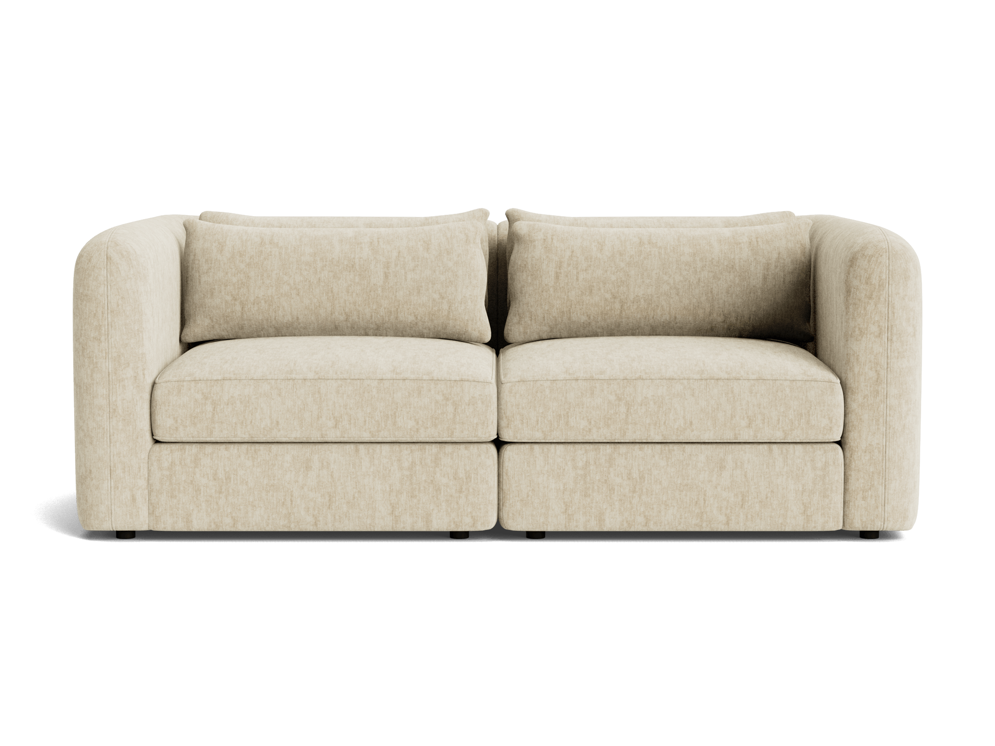 sebastian modular loveseat crave irish cream