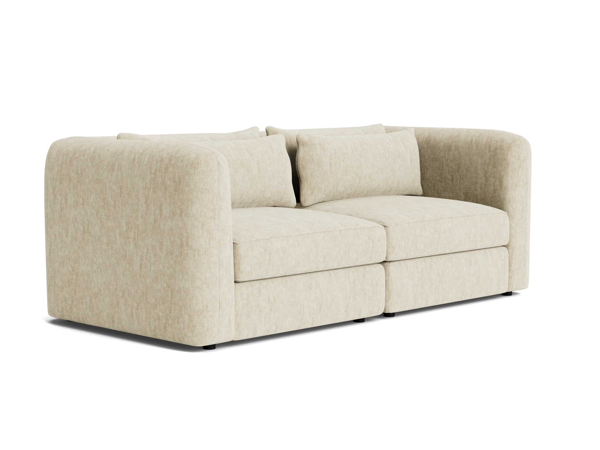 sebastian modular loveseat crave irish cream