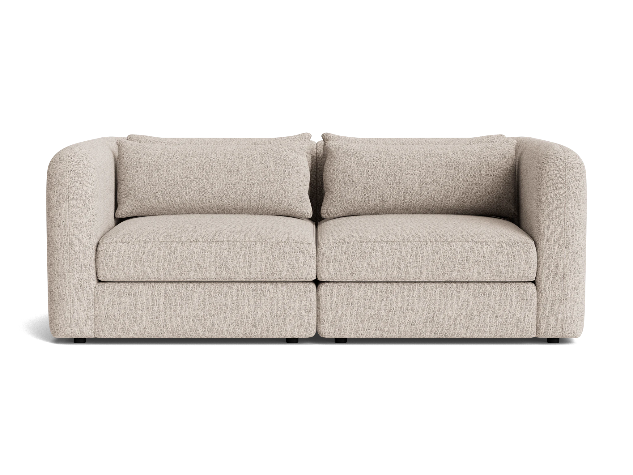 sebastian modular loveseat borough cotton