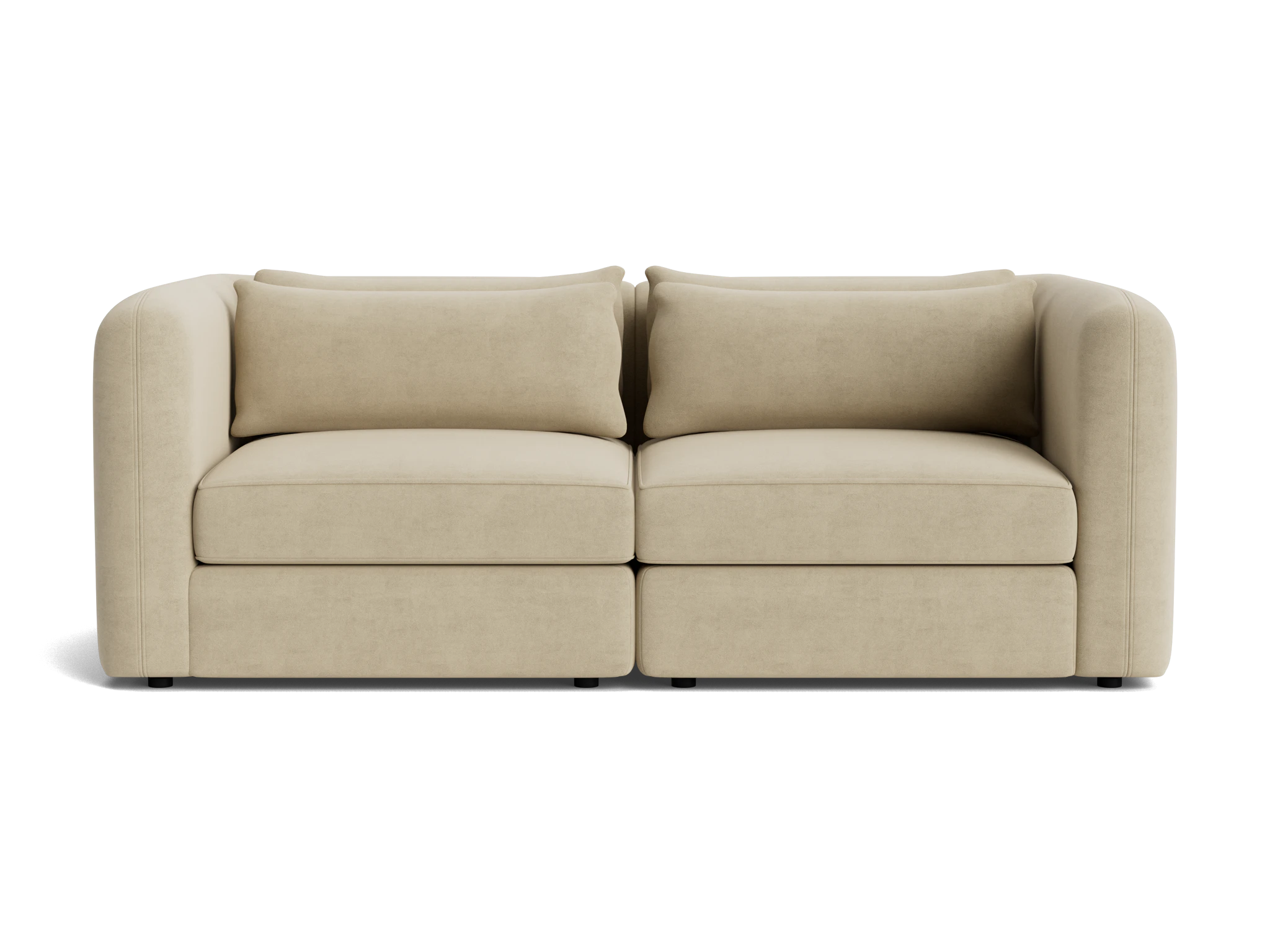 sebastian modular loveseat royale sand