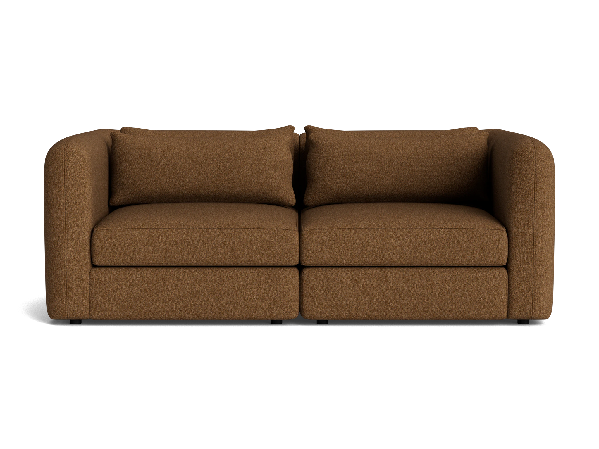 sebastian modular loveseat faithful mocha