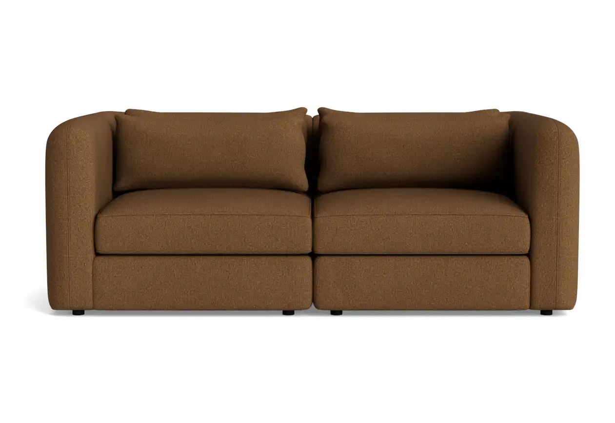 sebastian modular loveseat faithful mocha