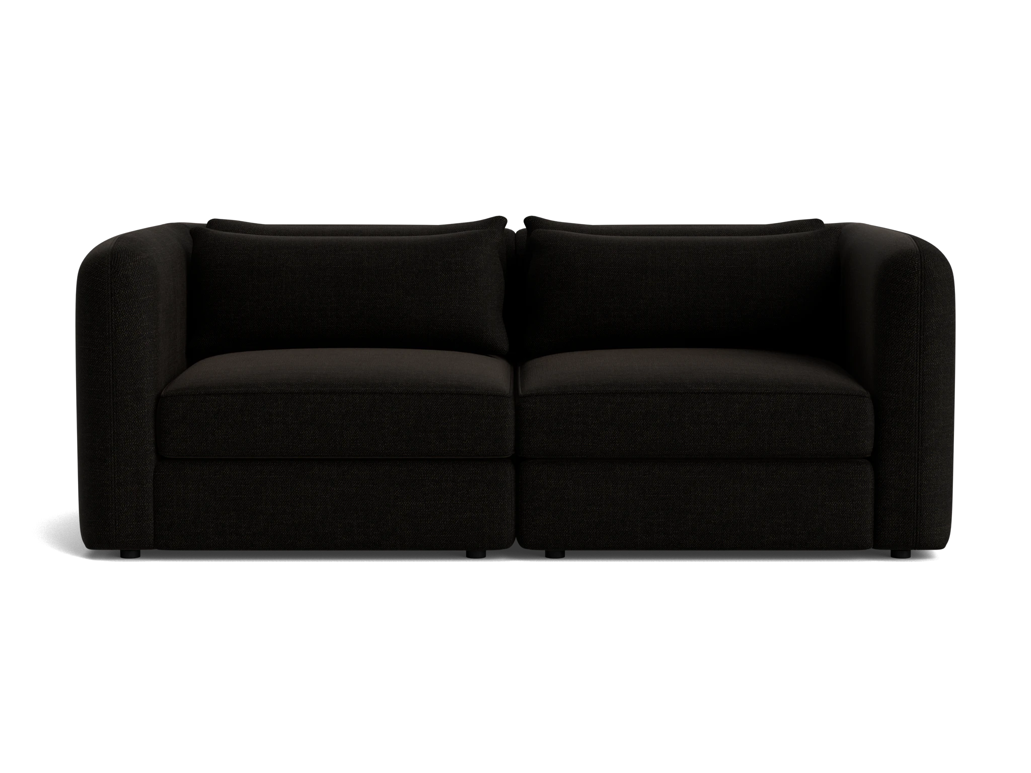 sebastian modular loveseat milo onyx