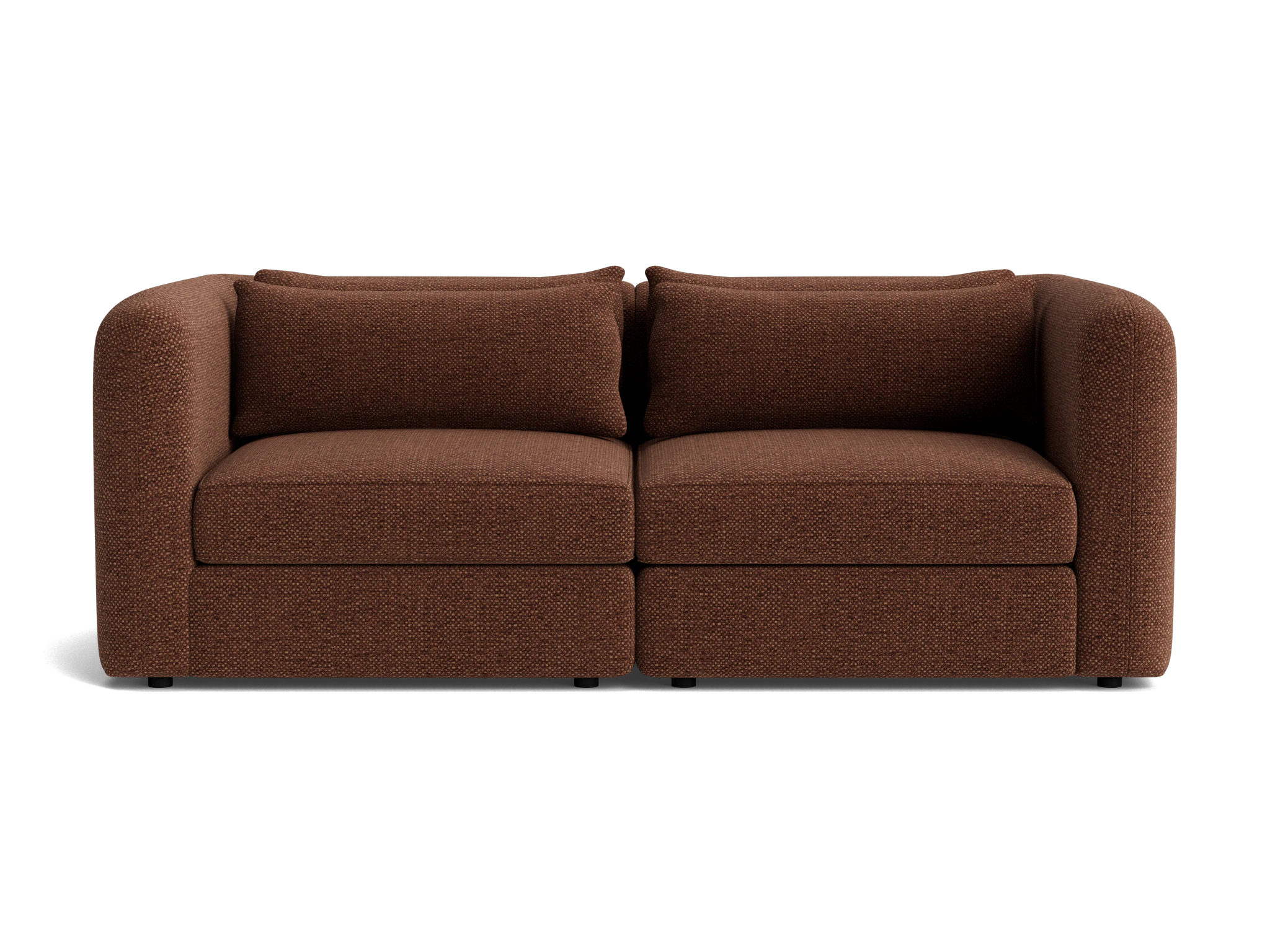 sebastian modular loveseat telly garnet