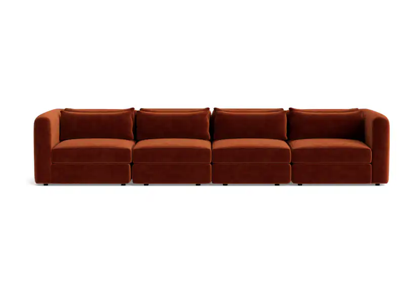 sebastian modular grand sofa harper cinnamon