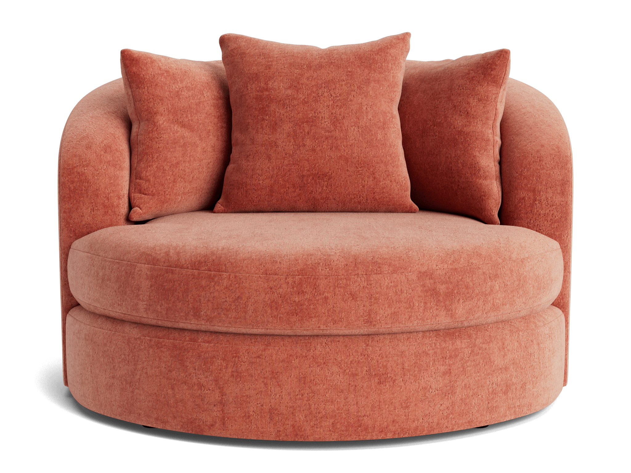 Amelia Grand Chair (plush terra rose)