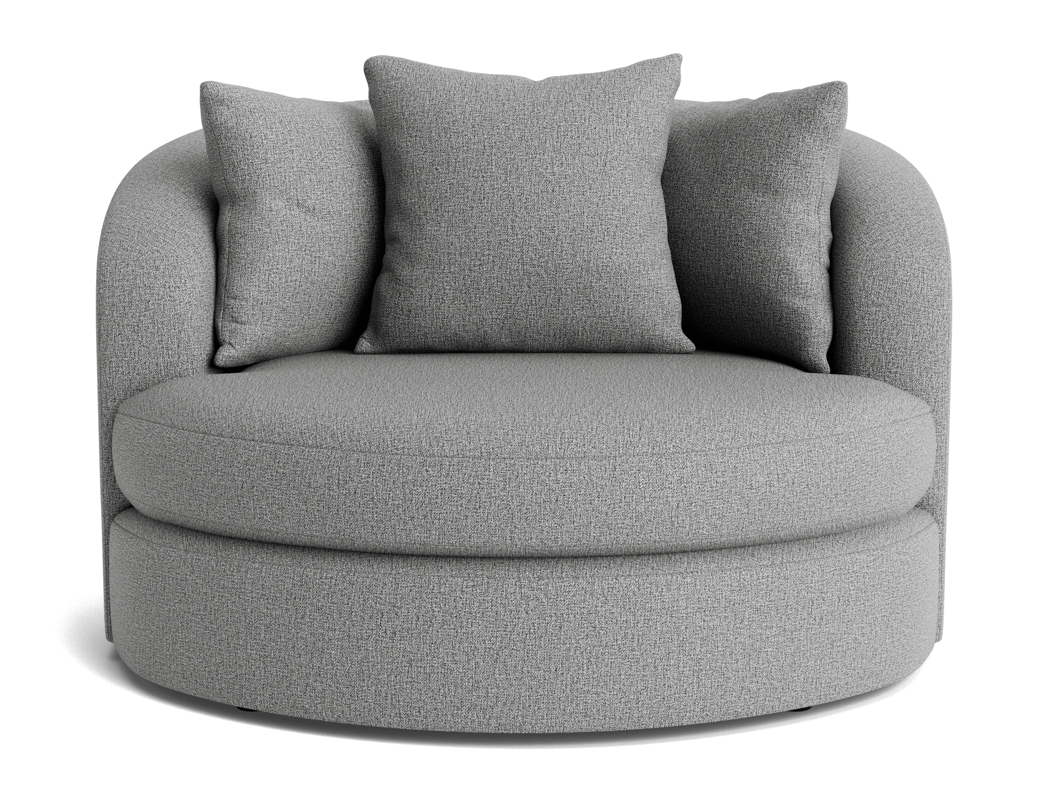 amelia grand chair taylor felt gray