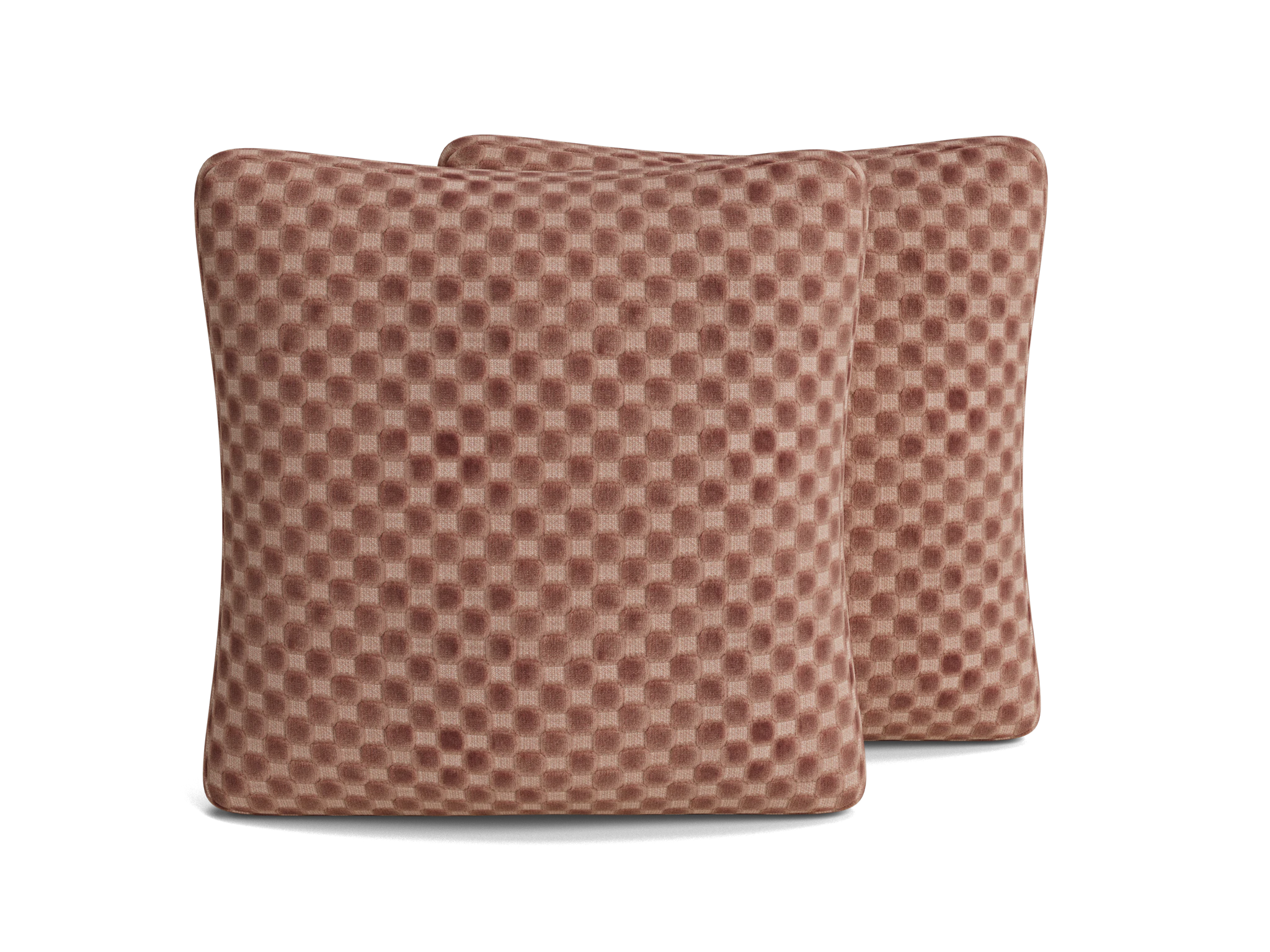 Swatches | Checker in Pantone 17-1230 Mocha Mousse