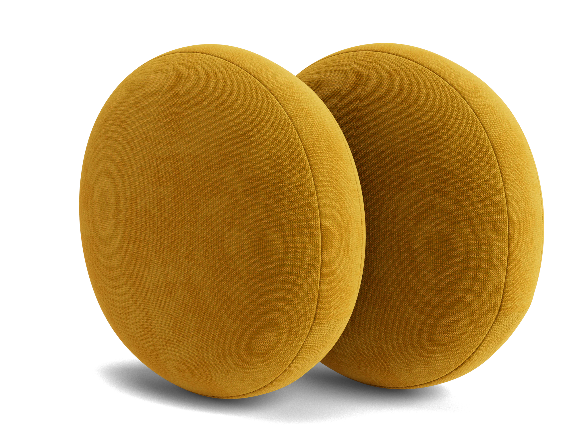 decorative round pillows %28set 2%29 harper amber gold