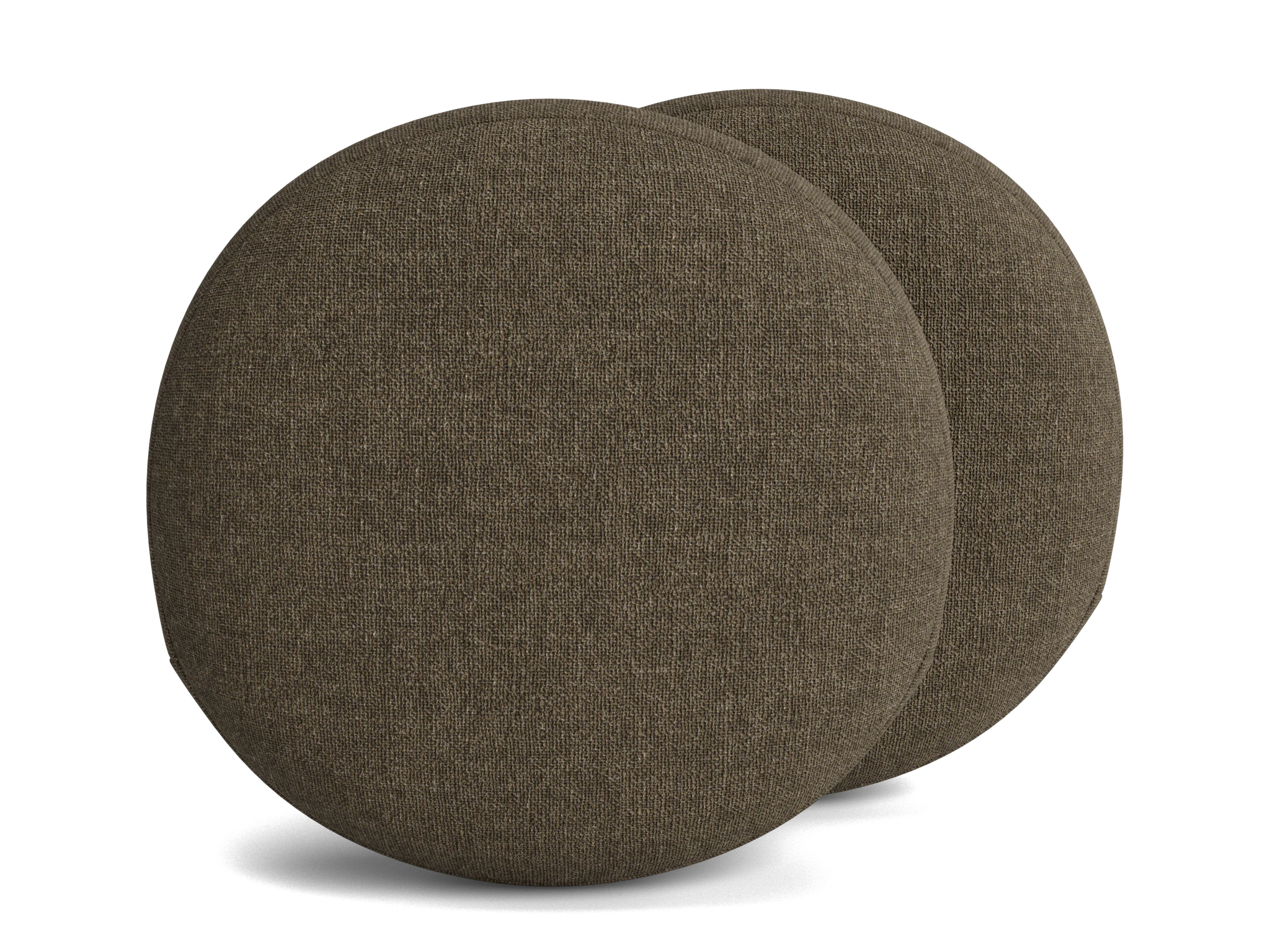 decorative round pillows %28set 2%29 leuven olive