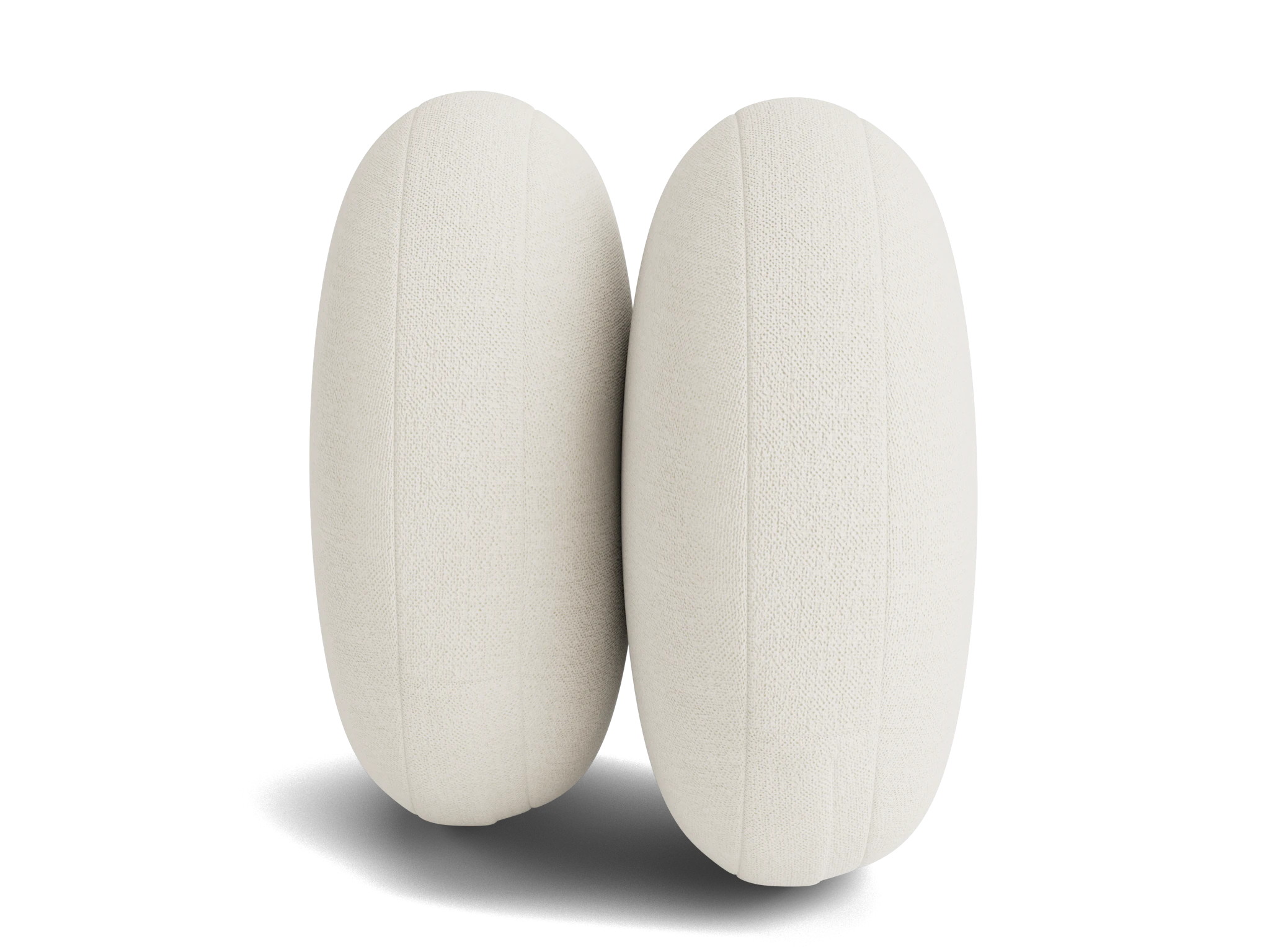 decorative round pillows %28set 2%29 leuven snow
