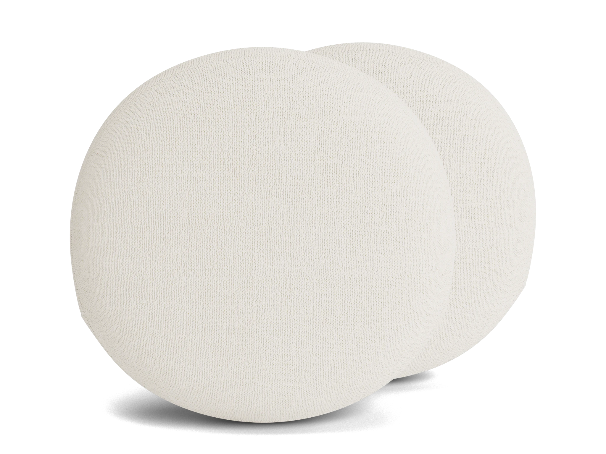 decorative round pillows %28set 2%29 leuven snow