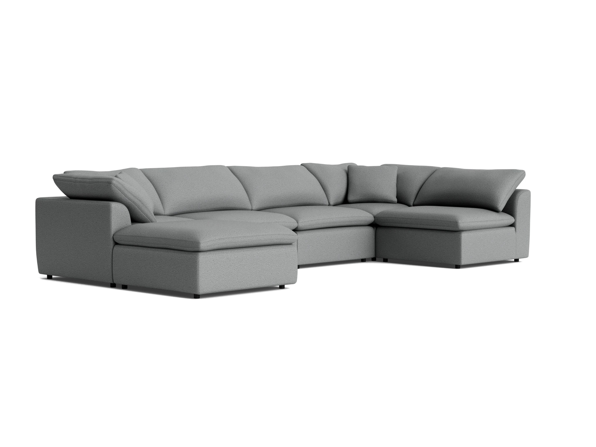 bryant modular grand sofa bumper sectional essence ash
