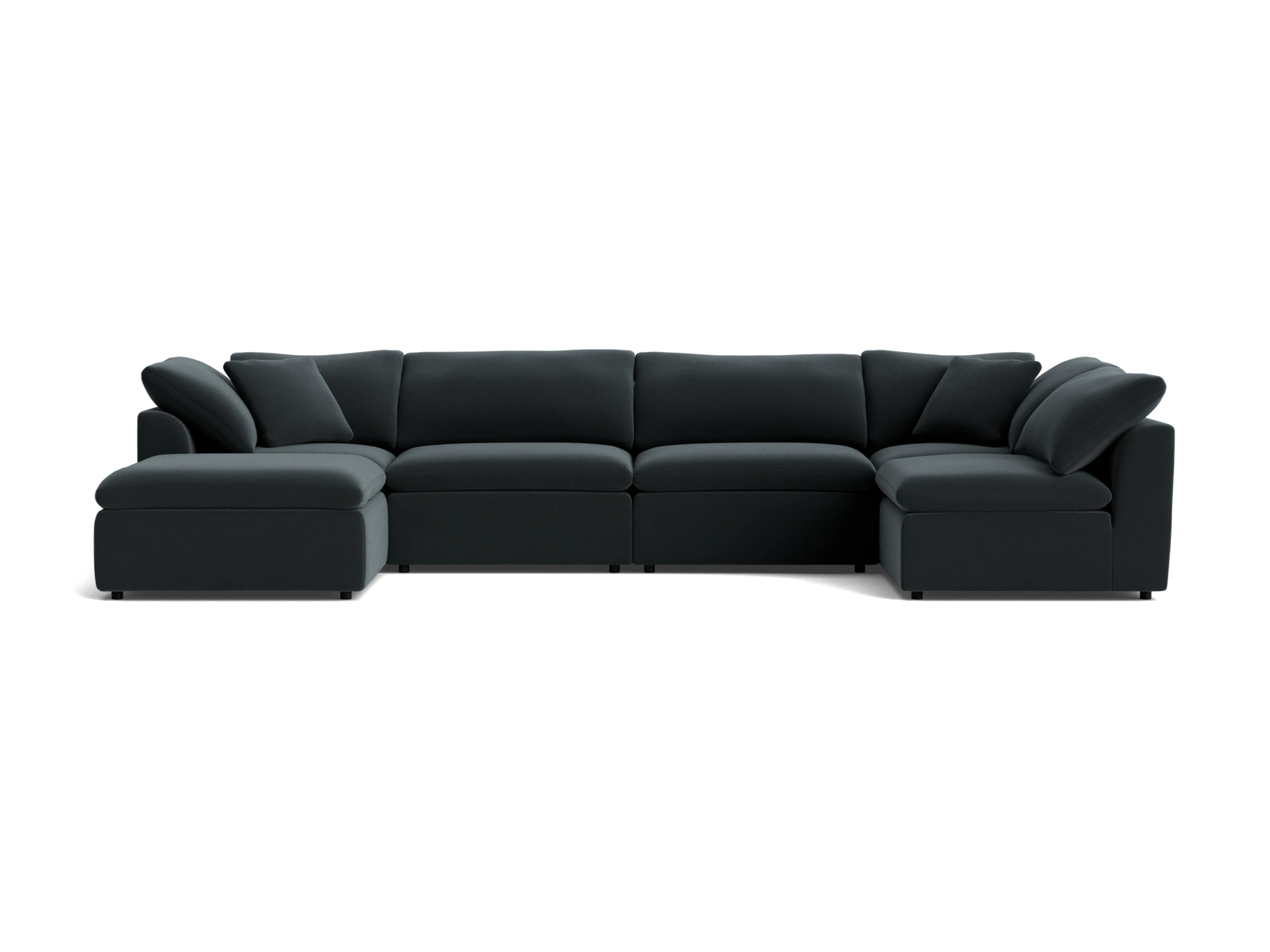 bryant modular grand sofa bumper sectional royale gunmetal