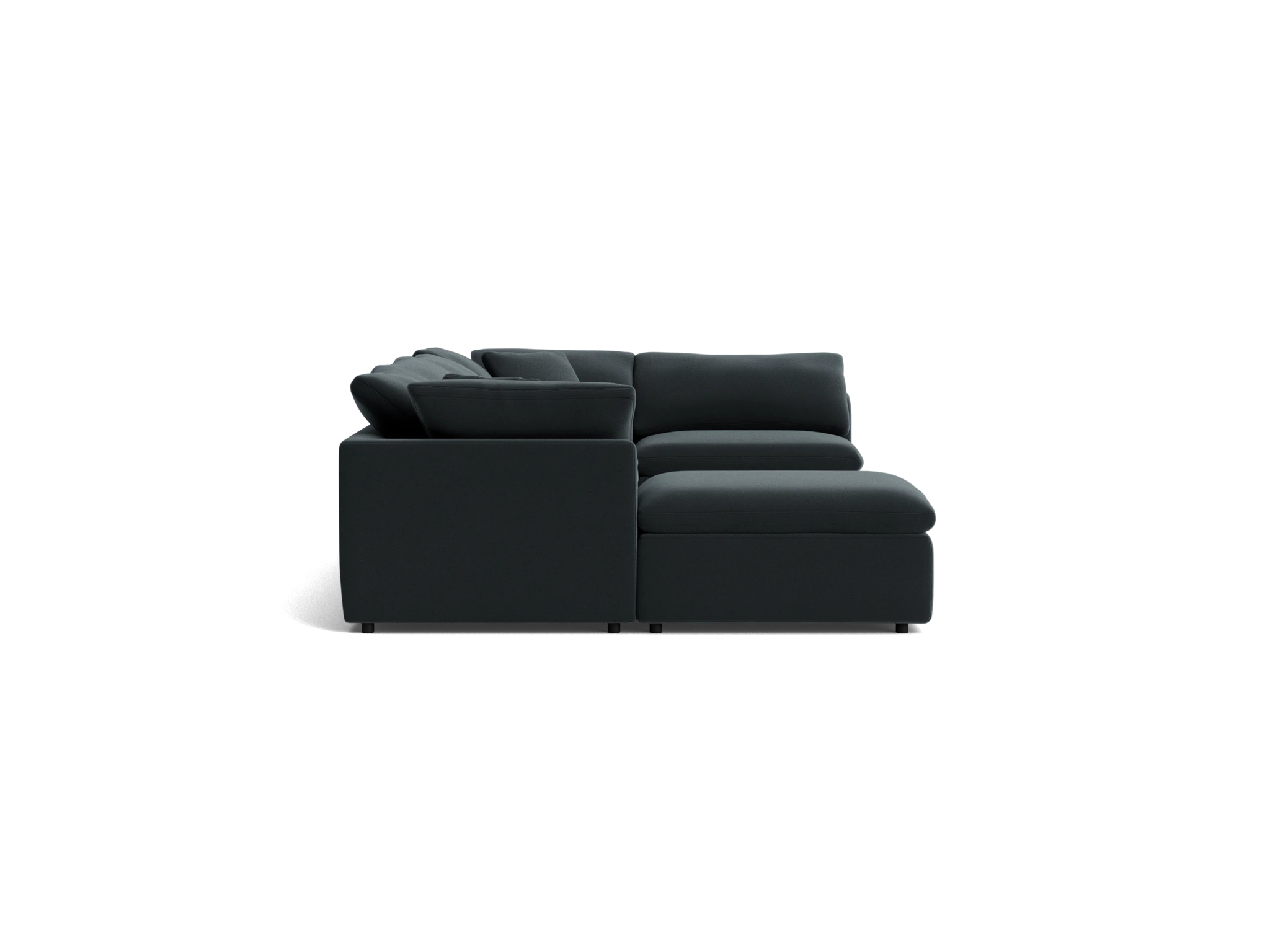 bryant modular grand sofa bumper sectional royale gunmetal