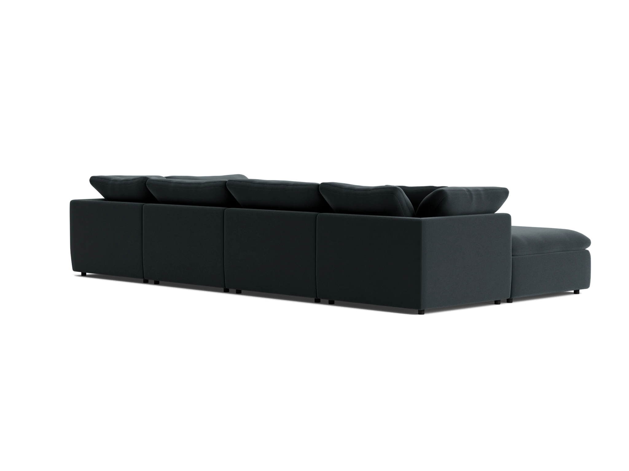 bryant modular grand sofa bumper sectional royale gunmetal