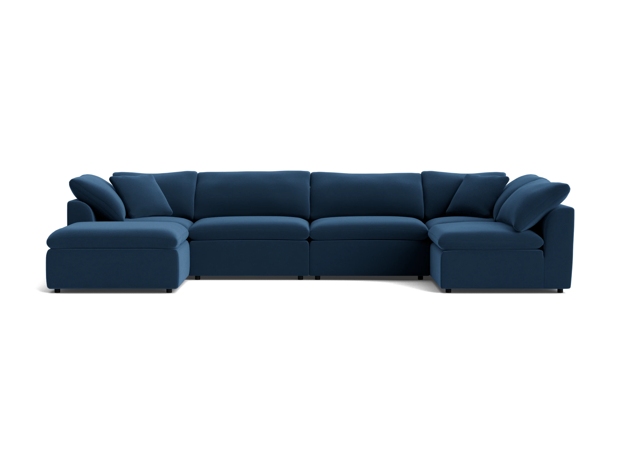 bryant modular grand sofa bumper sectional royale cobalt