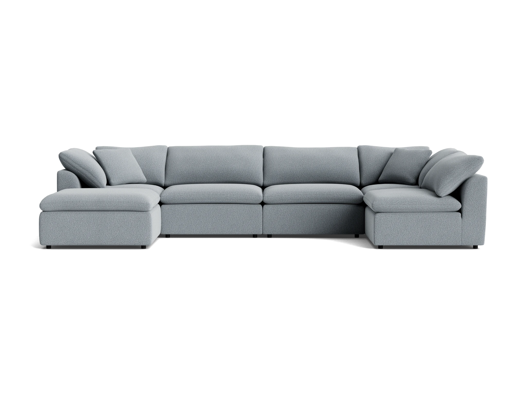 bryant modular grand sofa bumper sectional synergy pewter